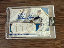 2022 Topps Luminaries- Nolan Ryan- Auto Autograph Jersey- Texas Rangers- 5/10
