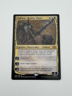 Dakkon, Shadow Slayer [MH2 - 192] (NM) Magic The Gathering MTG Modern Horizons 2