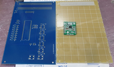 Konvolut 1xLochrasterplatine, 1xB111 von KPS und 1xMIKROE-1597 (U6)