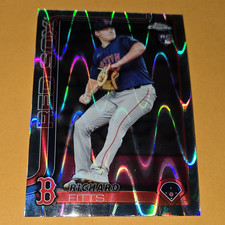 Topps 2025 Topps Chrome Richard Fitts Rookie Card Boston Red Sox #72. rookie card picture