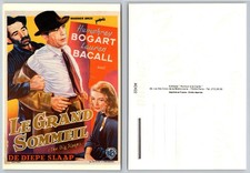 Humphrey Bogart Lauren Bacall The Big Sleep French Movie Poster Postcard