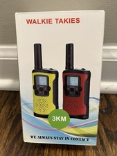 NIB, Unopened 3KM Set of 2 Kids  Walkie Talkies