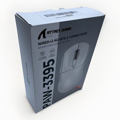 ATTACK SHARK X3 Triple-Mode Lightweight Wireless Gaming Mouse   Black