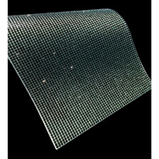 Dark Emerald Green Self-Adhesive Rhinestone Sheet 8 x 4.75 Inch Bling Sparkle