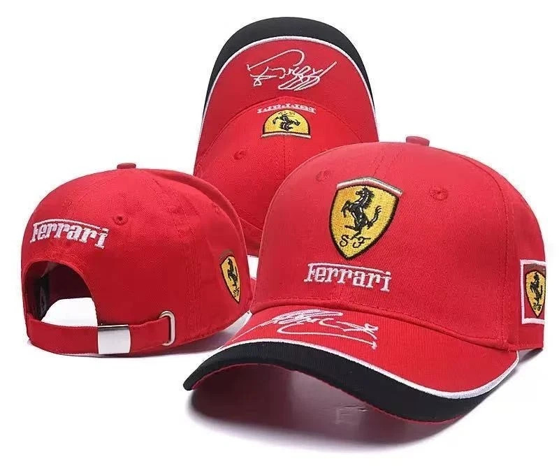 Scuderia Ferrari F1 Hat w/ Red Stallion Shield * Bought at F1 Event New w/ Tags