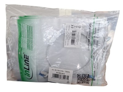 InLine  Patchkabel Slim 10 Stck., Cat.6A, S/FTP, TPE (LSZH) flexibel, PoE, 0,5 m