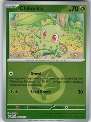 Chikorita (Energy Symbol Pattern) 008/217 Ascended Heroes Reverse Holo Common