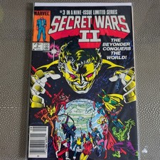 Secret Wars II #3 Newsstand Variant (Marvel Comics September 1985)