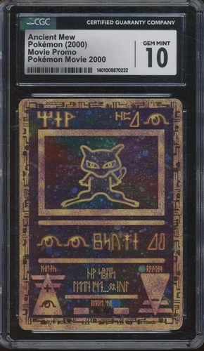 2000 Pokemon Movie Promo Ancient Mew Gem Mint CGC 10