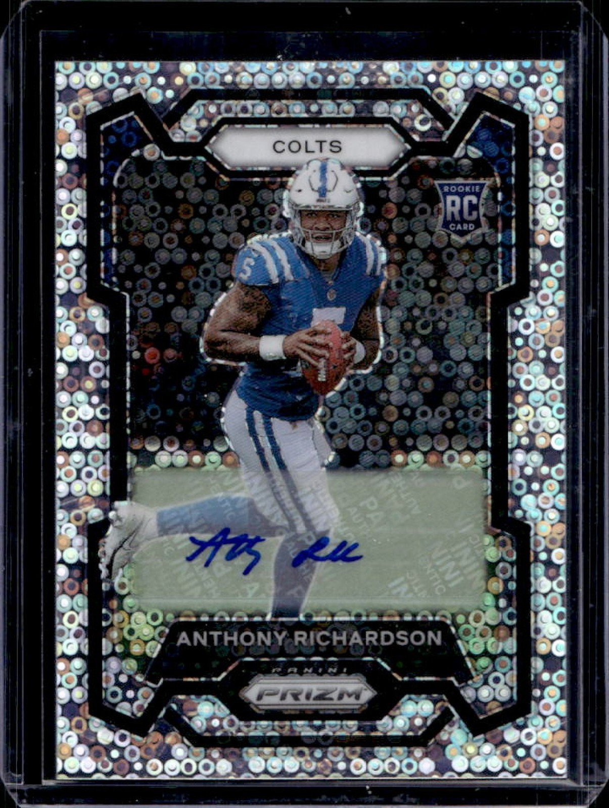 2023 Prizm Anthony Richardson Rookie Auto RC No Huddle Rookie #343 Colts