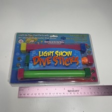 NEW Pool Party Toy Light Show Dive Sticks Can You Imagine Set Of 3 Sealed 2011