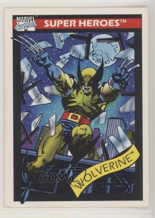 1990 Impel Marvel Universe Super Heroes Wolverine #23 11qd