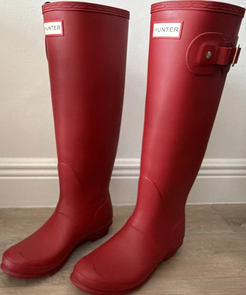Hunter Red Rain Boots for Women for sale - eBay display picture 2