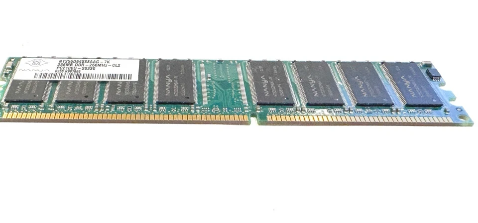 Nanya NT256D64S88AG-7K 256MB Memory RAM PC2100U-20330 - Image 3 of 4