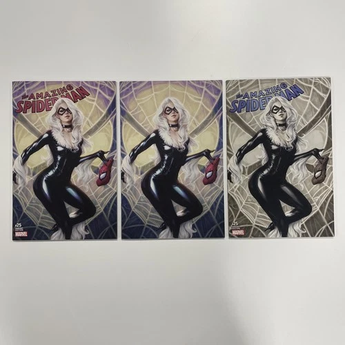 Amazing Spider-man #25 2015 VF Artgerm Trade Alternate & Virgin Variant Set X3 *