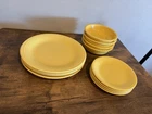Fiesta Dishware Sunflower Yellow Set of 4 by Homer Laughlin