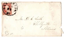 #11a on cover with Lexington MO circle postmark
