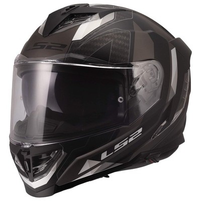LS2 FF818 Storm III Sporty Integralhelm schwarz-grau