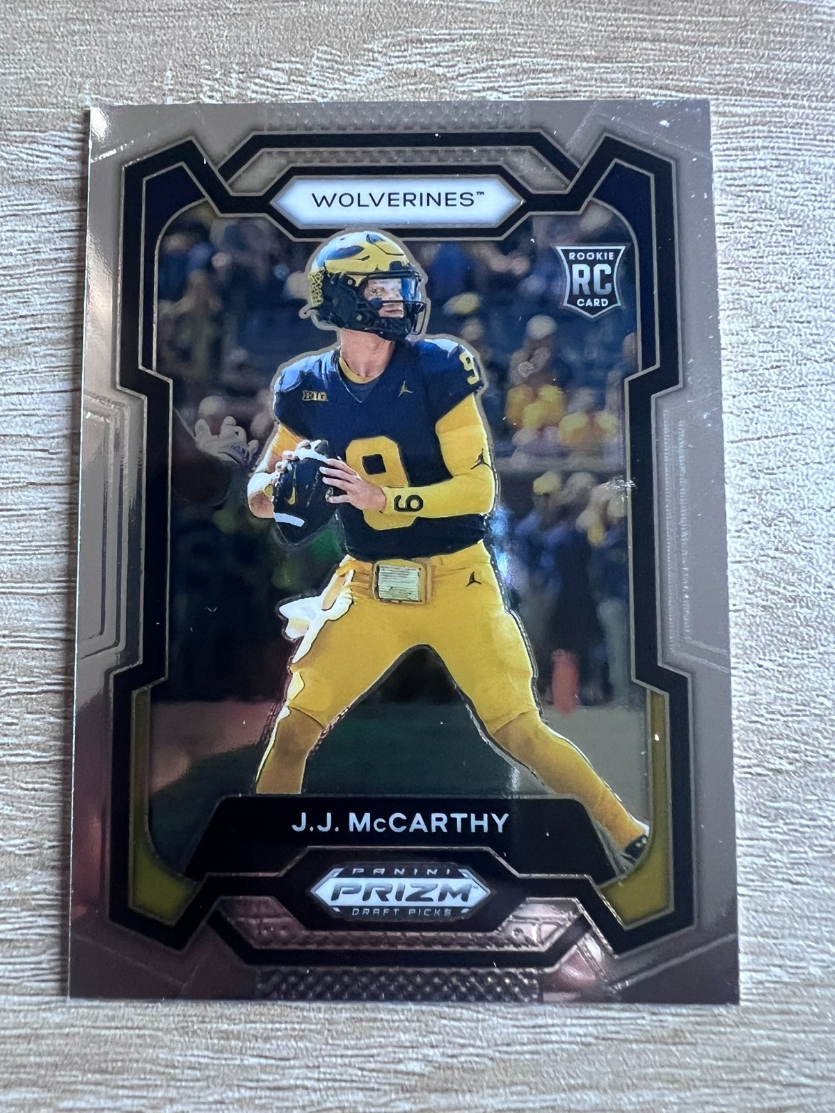 2024 J.J. McCarthy - Panini Prizm Draft Picks #132 Silver Prizm (RC)