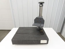 Mitutoyo Precision Granite Inspection Plate 18 x 24" Base 300mm Stand Mount