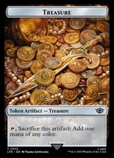 8x Treasure Token / Human Token - NM - Tales of Middle-earth - MTG