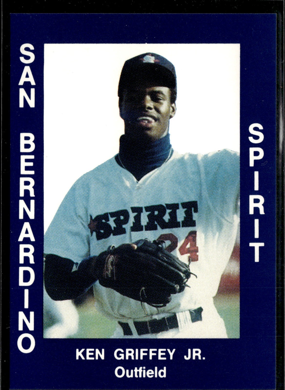 Ken Griffey Jr 1988 San Bernadino Spirit Cal League Cards #34 Seattle Mariners