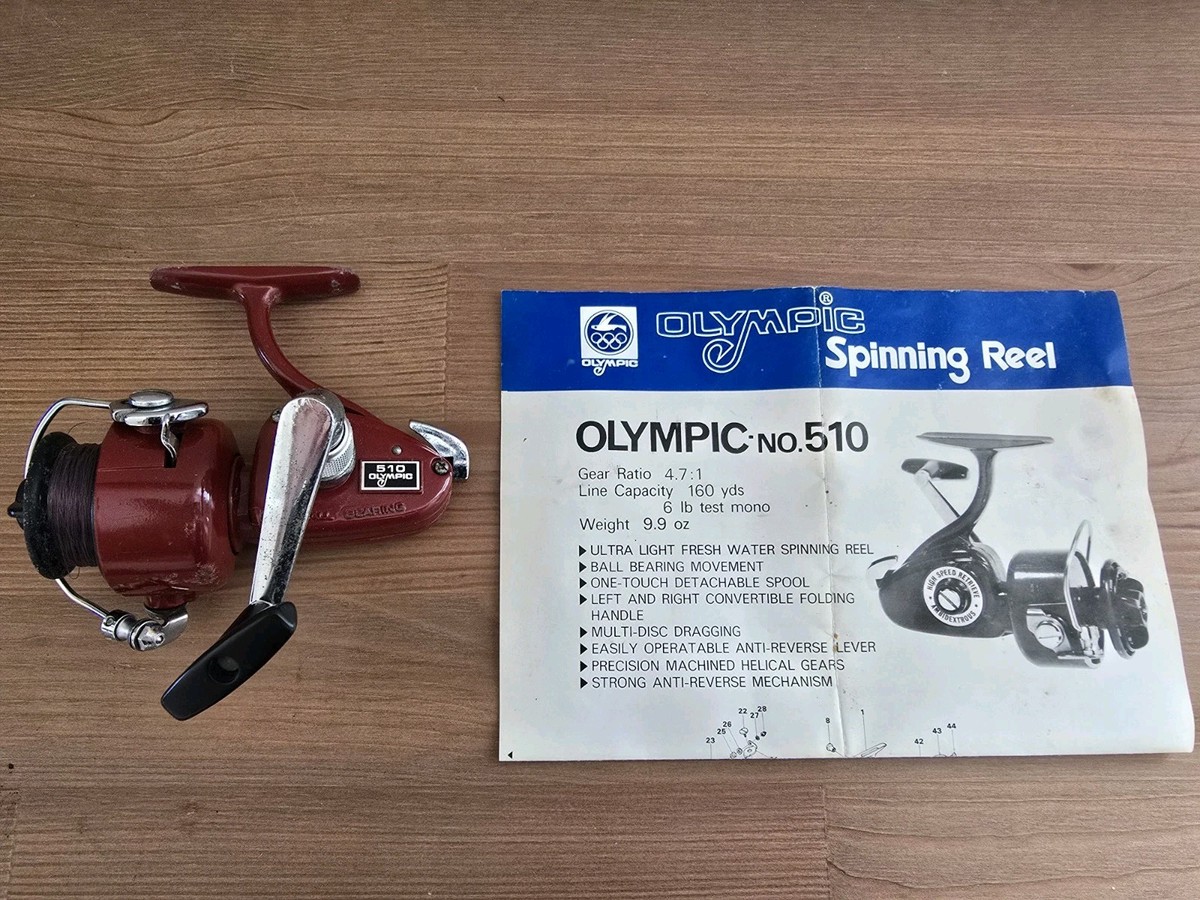 リール OLYMPIC REEL 60's HIGH SPEED TYPE Vintage 510 Olympic Reel High Speed Ball Bearing