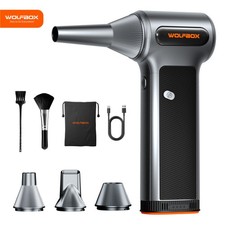 WOLFBOX MF200 Elektrisches Staubgebläse mit Wechselakku, 3-stufiges Hochleistung