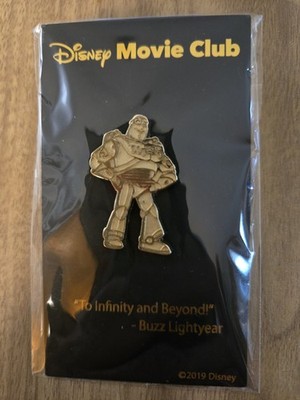 Buzz Lightyear Pin Goldtone Pixar Disney Movie Club DMC 2019