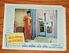 RALLY ROUND THE FLAG, BOYS  Paul Newman - Joanne Woodward - 1959 Lobby Card