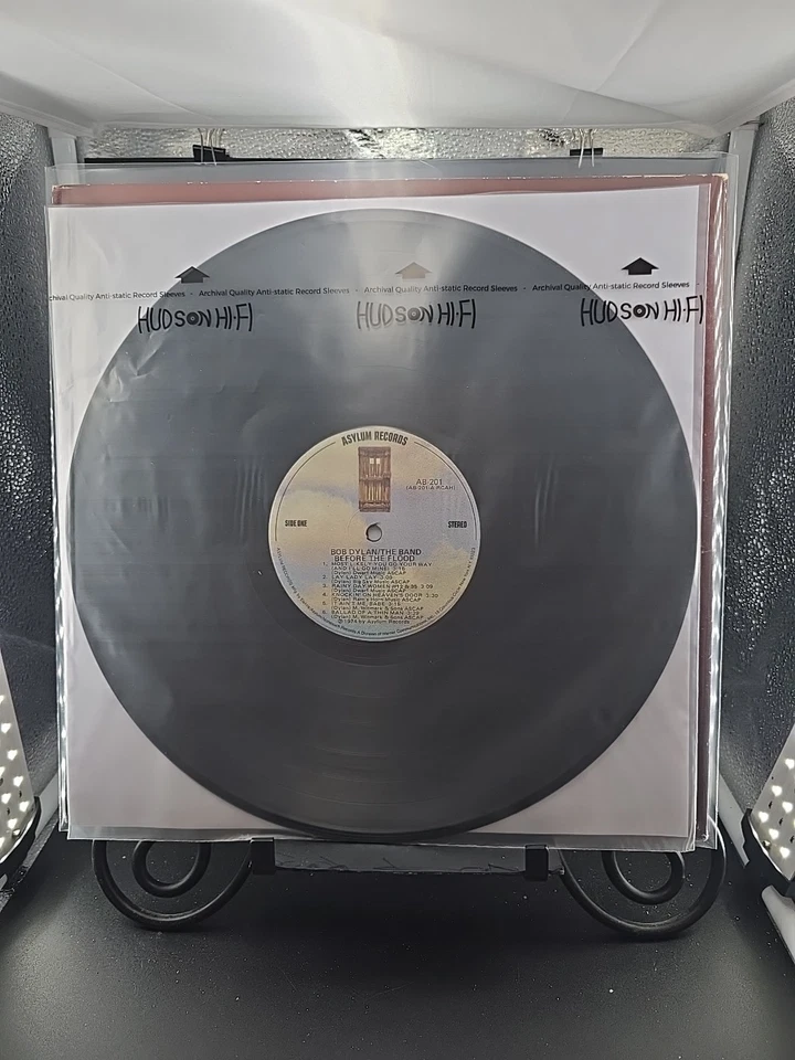 BOB DYLAN THE BAND • BEFORE THE FLOOD LIVE 2LP OG 1974 ASYLUM Hollywood VG+/VG+ - Image 4 of 4