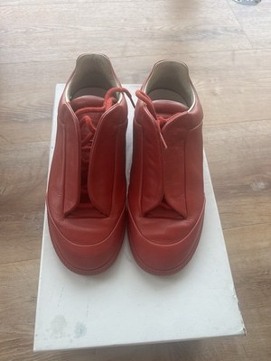 Red Maison Margiela Futures Low Top Sneakers
