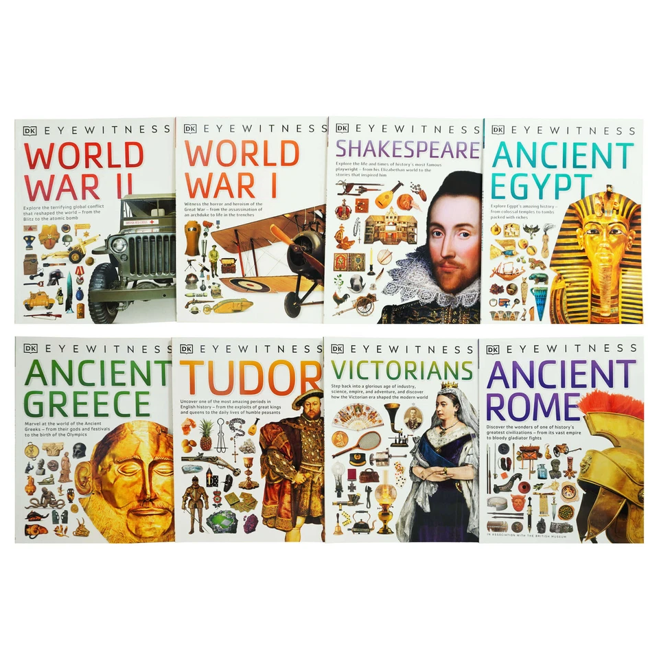 DK Eyewitness Childrens Collection 8 Books Set - Ages 9-12 - Paperback - Image 2 of 4