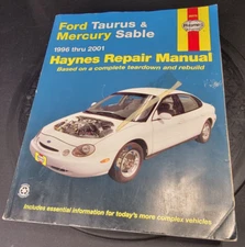 Ford Taurus & Mercury Sable 1996-2001 #36075 Haynes Repair Manual