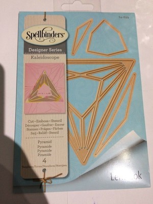 Shapeabilities Pyramide Kaleidoskop von Lene Lok geätzter Stempel