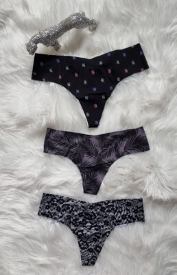 Victoria's Secret **Sexy Illusions **No Show **Thong** Panty** String**