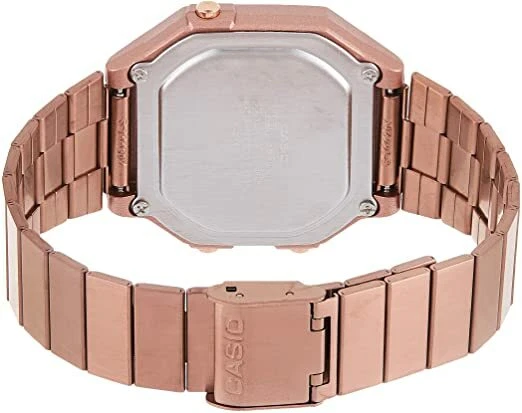 CASIO B650WC-5ADF OROLOGIO UOMO DONNA UNISEX ROSE' ACCIAIO DIGITALE SOTTOCOSTO - Immagine 2 di 4