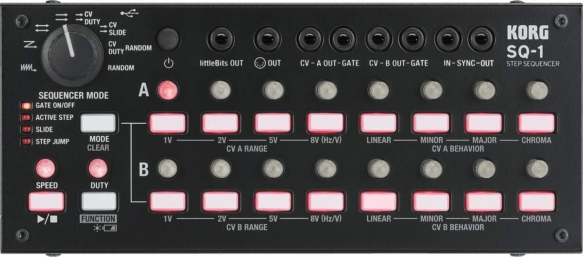 KORG SQ-1 シーケンサー KORG SQ-1 CV 2x8 Step Sequencer and Sync 193(W)× 84(D)× 63(H