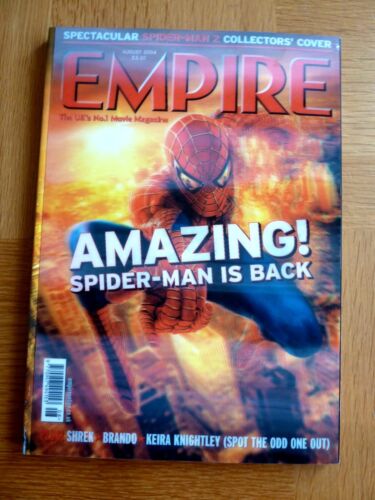 EMPIRE Magazine August 2004 Spider-Man 2 Collectors Cover, Marlon Brando Special - Picture 1 of 1