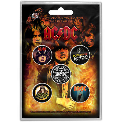 AC/DC Highway to Hell Angus Young offiziell Anstecknadeln