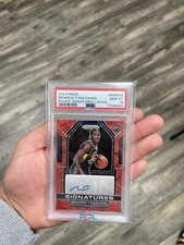 2022 PRIZM BENNEDICT MATHURIN ROOKIE SIGNATURES CHOICE AUTO PSA 10