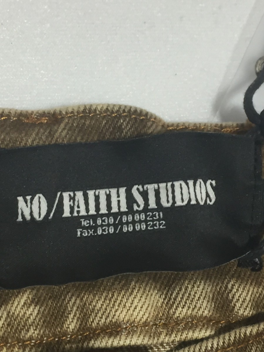 N266 NO FAITH STUDIOS Camo Monogram Heavyweight Cargo Pants N266 NO FAITH STUDIOS Camo Monogram Heavyweight Cargo Pants