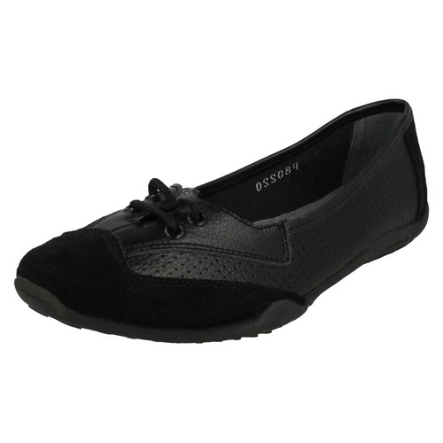 ZAPATOS INFORMALES PLANOS DE CUERO PARA DAMA CON LOS PIES EN LA TIERRA F8R0220 - Imagen 2 de 16