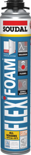 Soudal Flexifoam Pistolenschaum PU Schaum Fensterschaum Montageschaum - Bild 3 von 3