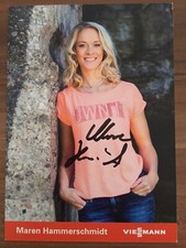 Handsignierte AK Autogrammkarte *MAREN HAMMERSCHMIDT* Deutsche Biathletin DSV #4