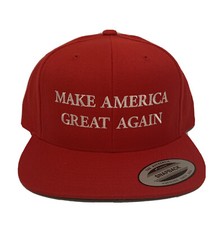 Make America Great Again Donald Trump Hat Red Yupoong Classic Snapback Cap