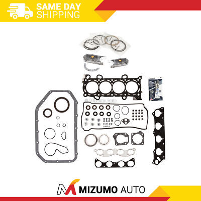 Full Gasket Set Bearings Rings Fit Acura TSX Honda Accord CR-V Element 2.4 K24Z1