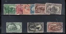 USA #285 - #293 Used Fine - Very Fine Set