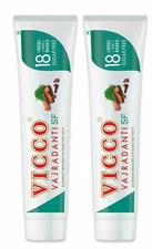 2X160 gms VICCO Vajradanti SUGARFREE Toothpaste | Ayurvedic Herbal FREE SHIP