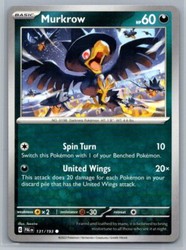 Murkrow 131/193 Paldea Evolved Common